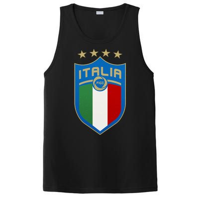 Italy Italia Football Soccer Shield Logo PosiCharge Competitor Tank