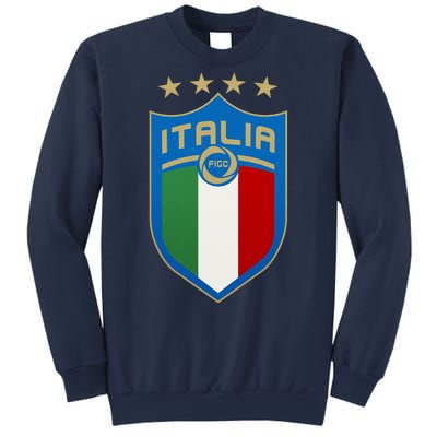 Italy Italia Football Soccer Shield Logo Sweatshirt