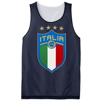 Italy Italia Football Soccer Shield Logo Mesh Reversible Basketball Jersey Tank