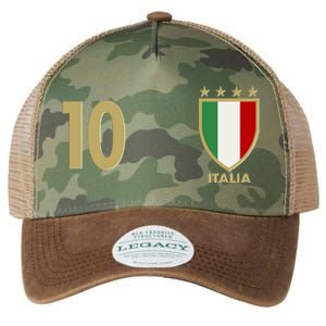 Italy Italia No 10 Futbol Soccer Jersey Legacy Tie Dye Trucker Hat