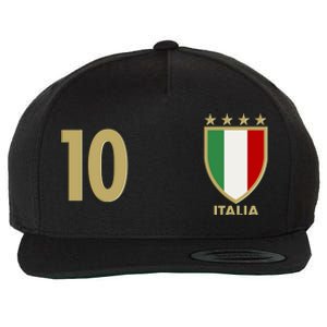 Italy Italia No 10 Futbol Soccer Jersey Wool Snapback Cap