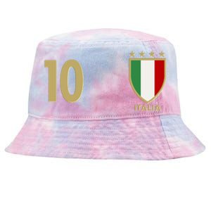 Italy Italia No 10 Futbol Soccer Jersey Tie-Dyed Bucket Hat