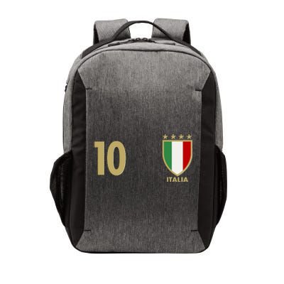 Italy Italia No 10 Futbol Soccer Jersey Vector Backpack