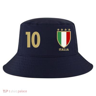 Italy Italia No 10 Futbol Soccer Jersey Cool Comfort Performance Bucket Hat