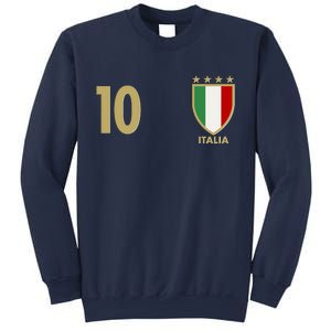 Italy Italia No 10 Futbol Soccer Jersey Sweatshirt