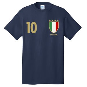 Italy Italia No 10 Futbol Soccer Jersey Tall T-Shirt