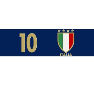 Italy Italia No 10 Futbol Soccer Jersey Bumper Sticker