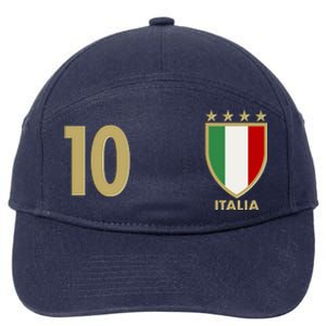 Italy Italia No 10 Futbol Soccer Jersey 7-Panel Snapback Hat