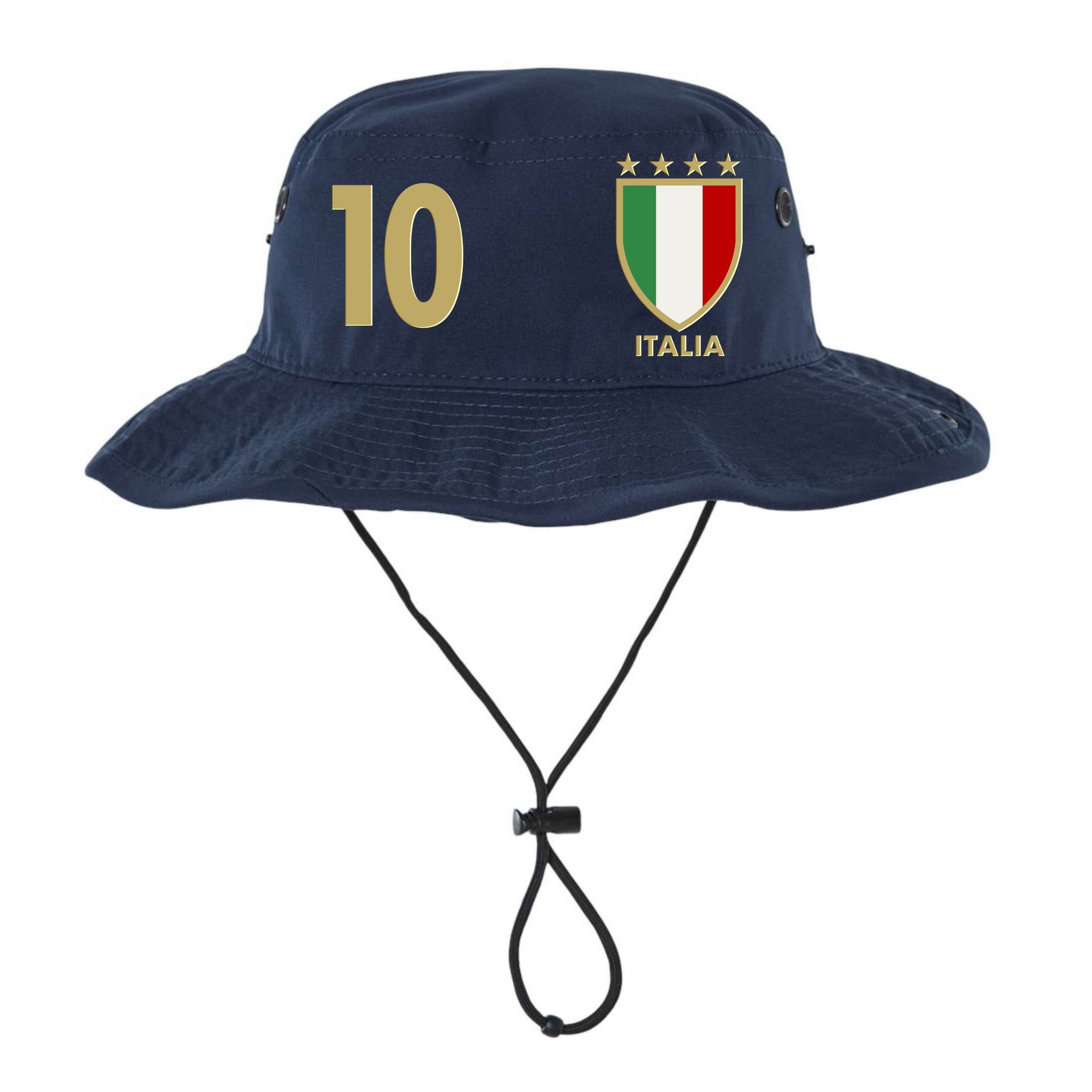 Italy Italia No 10 Futbol Soccer Jersey Bucket Hat