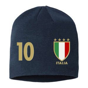 Italy Italia No 10 Futbol Soccer Jersey Sustainable Beanie