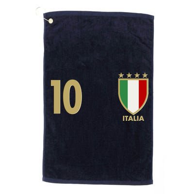 Italy Italia No 10 Futbol Soccer Jersey Golf Towel