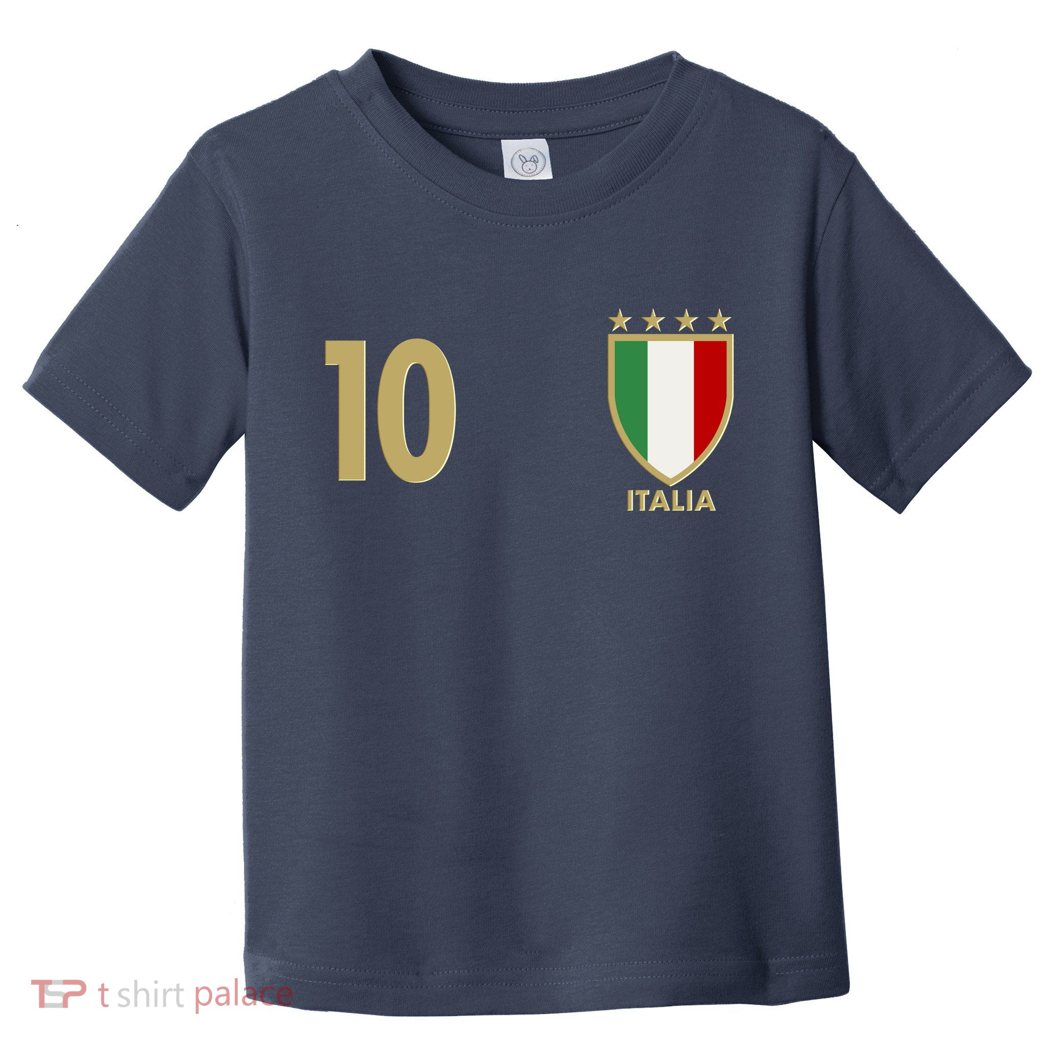 Italy Italia No 10 Futbol Soccer Jersey Toddler T-Shirt