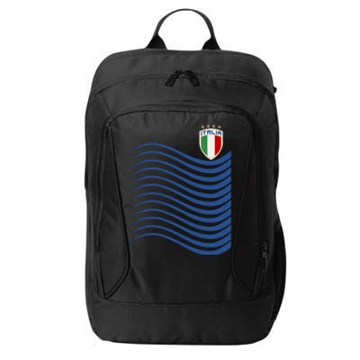 Italy Italia Soccer Futbol Jersey Wave City Backpack