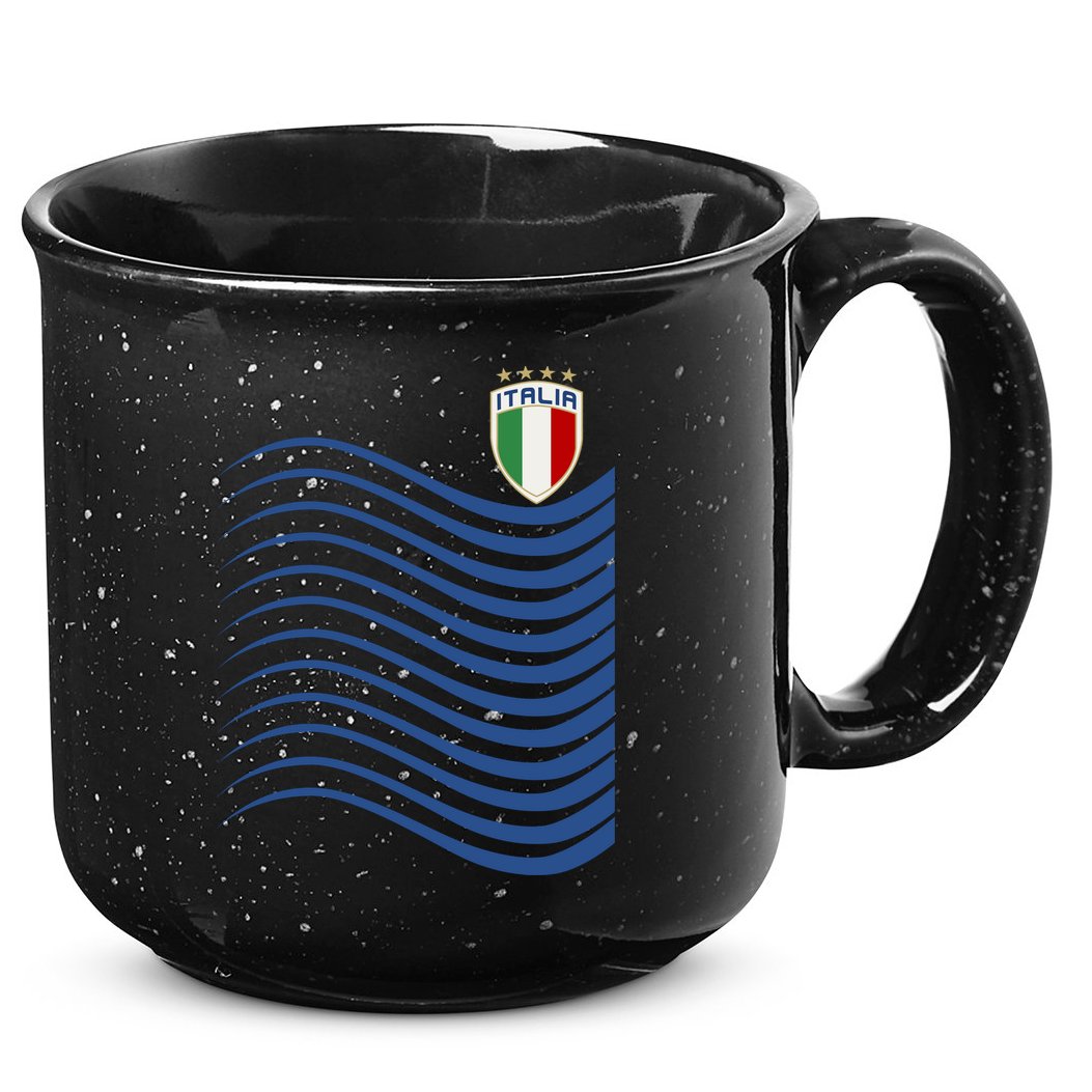 Italy Italia Soccer Futbol Jersey Wave 15oz Campfire Ceramic Mug