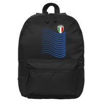 Italy Italia Soccer Futbol Jersey Wave 16 in Basic Backpack