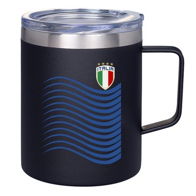 Italy Italia Soccer Futbol Jersey Wave 12oz Stainless Steel Coffee Mug