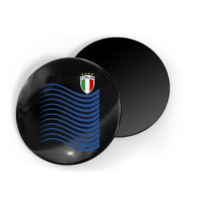 Italy Italia Soccer Futbol Jersey Wave Magnet