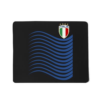 Italy Italia Soccer Futbol Jersey Wave Mousepad