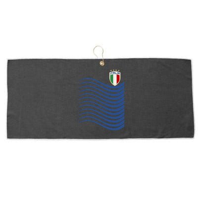 Italy Italia Soccer Futbol Jersey Wave Large Microfiber Waffle Golf Towel