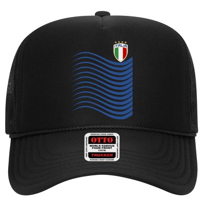 Italy Italia Soccer Futbol Jersey Wave Trucker Hat