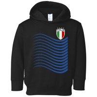 Italy Italia Soccer Futbol Jersey Wave Toddler Hoodie