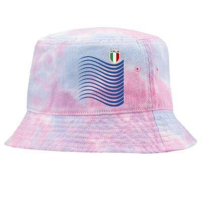 Italy Italia Soccer Futbol Jersey Wave Tie-Dyed Bucket Hat