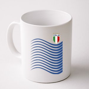 Italy Italia Soccer Futbol Jersey Wave Coffee Mug