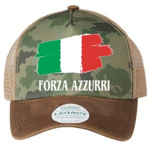 Italy Soccer Azzurro Forza Italia Team Flag Legacy Tie Dye Trucker Hat