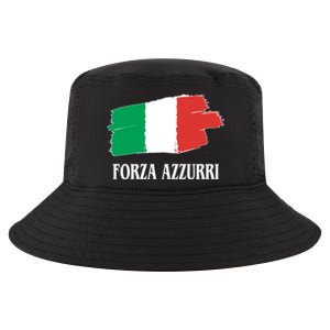 Italy Soccer Azzurro Forza Italia Team Flag Cool Comfort Performance Bucket Hat