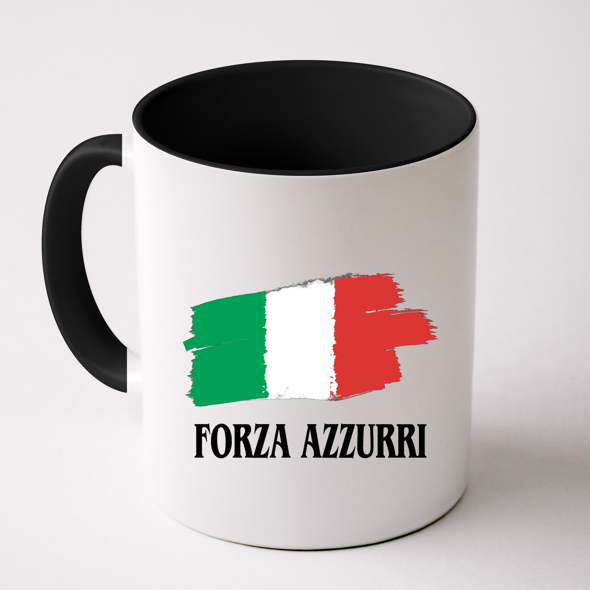 Italy Soccer Azzurro Forza Italia Team Flag Mug
