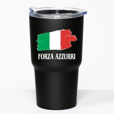 Italy Soccer Azzurro Forza Italia Team Flag Tumbler