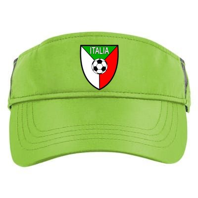 Italy Soccer Flag Emblem Italia Adult Drive Performance Visor