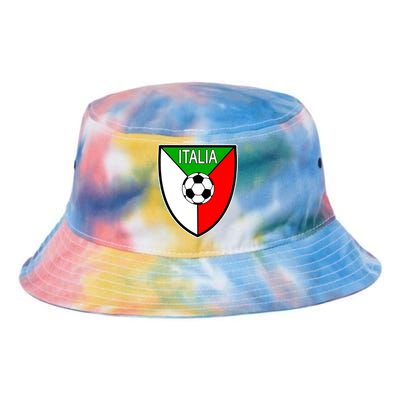 Italy Soccer Flag Emblem Italia Tie Dye Newport Bucket Hat