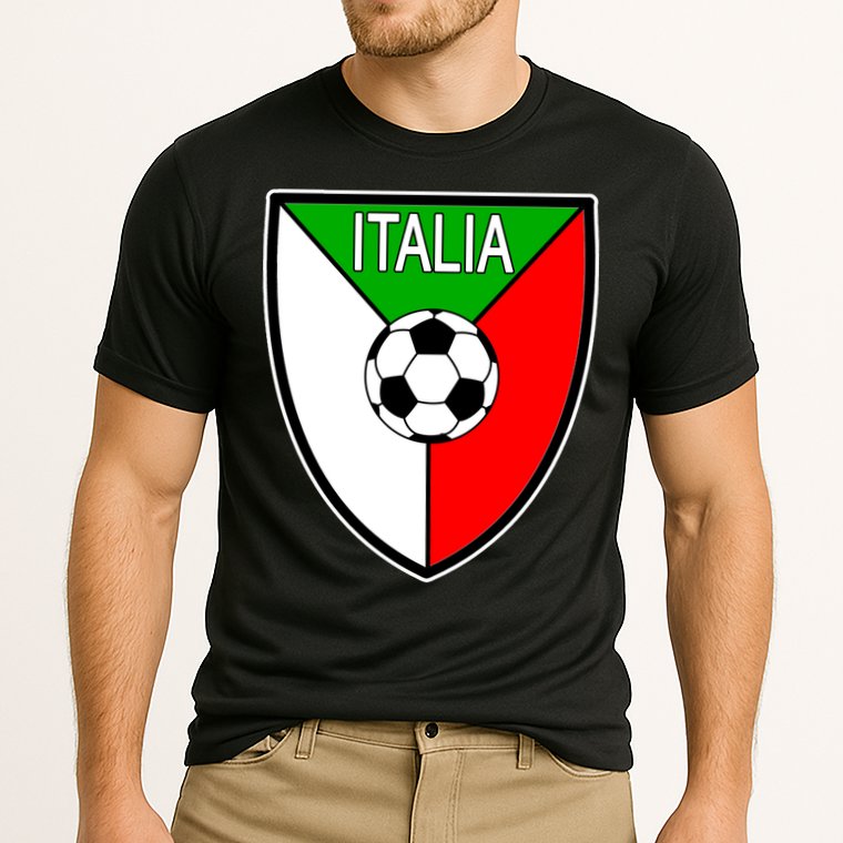 Italy Soccer Flag Emblem Italia Cooling Performance Crew T-Shirt