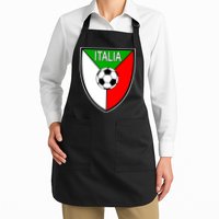Italy Soccer Flag Emblem Italia Apron