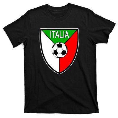 Italy Soccer Flag Emblem Italia T-Shirt