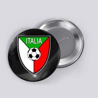 Italy Soccer Flag Emblem Italia Button