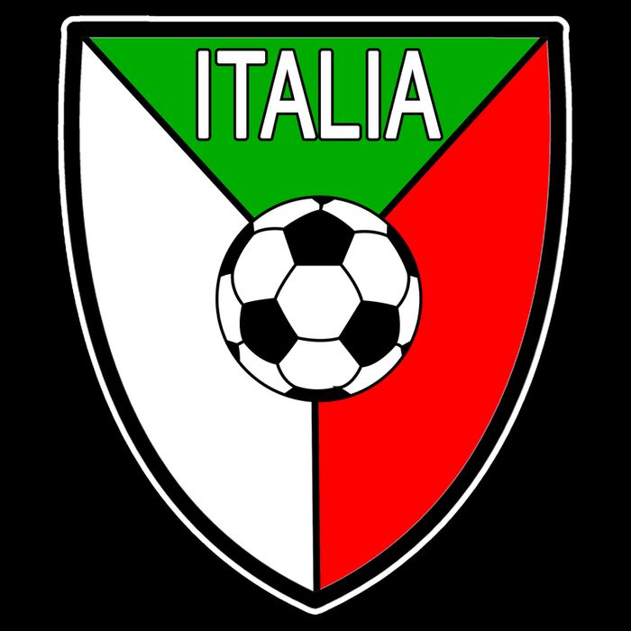 Italy Soccer Flag Emblem Italia Button