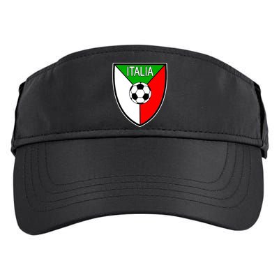 Italy Soccer Flag Emblem Italia Adult Drive Performance Visor