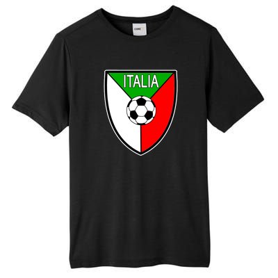 Italy Soccer Flag Emblem Italia Tall Fusion ChromaSoft Performance T-Shirt