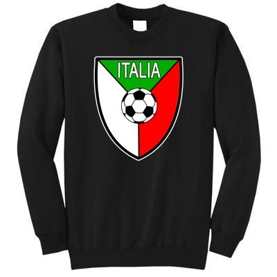 Italy Soccer Flag Emblem Italia Tall Sweatshirt