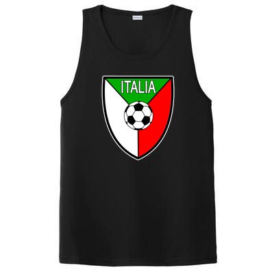 Italy Soccer Flag Emblem Italia PosiCharge Competitor Tank