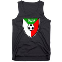 Italy Soccer Flag Emblem Italia Tank Top