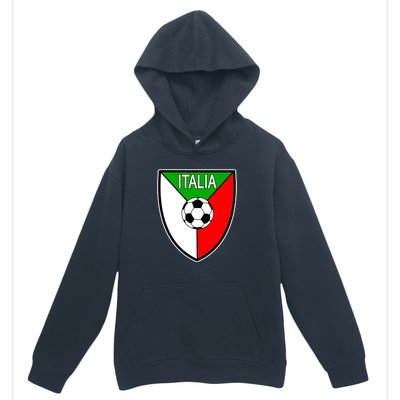 Italy Soccer Flag Emblem Italia Urban Pullover Hoodie