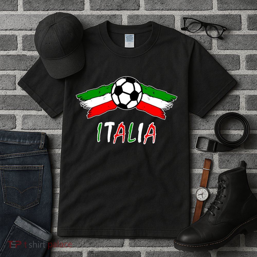 Italy Soccer Flag Italia Champs Tall T-Shirt