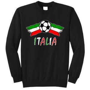 Italy Soccer Flag Italia Champs Tall Sweatshirt