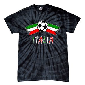 Italy Soccer Flag Italia Champs Tie-Dye T-Shirt