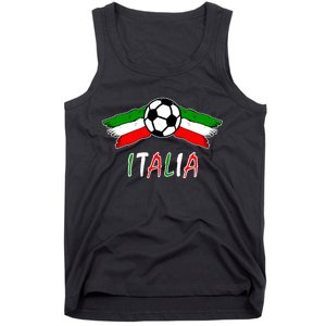 Italy Soccer Flag Italia Champs Tank Top