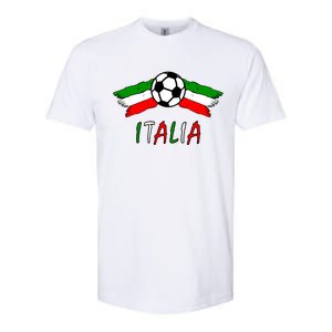 Italy Soccer Flag Italia Champs Softstyle CVC T-Shirt