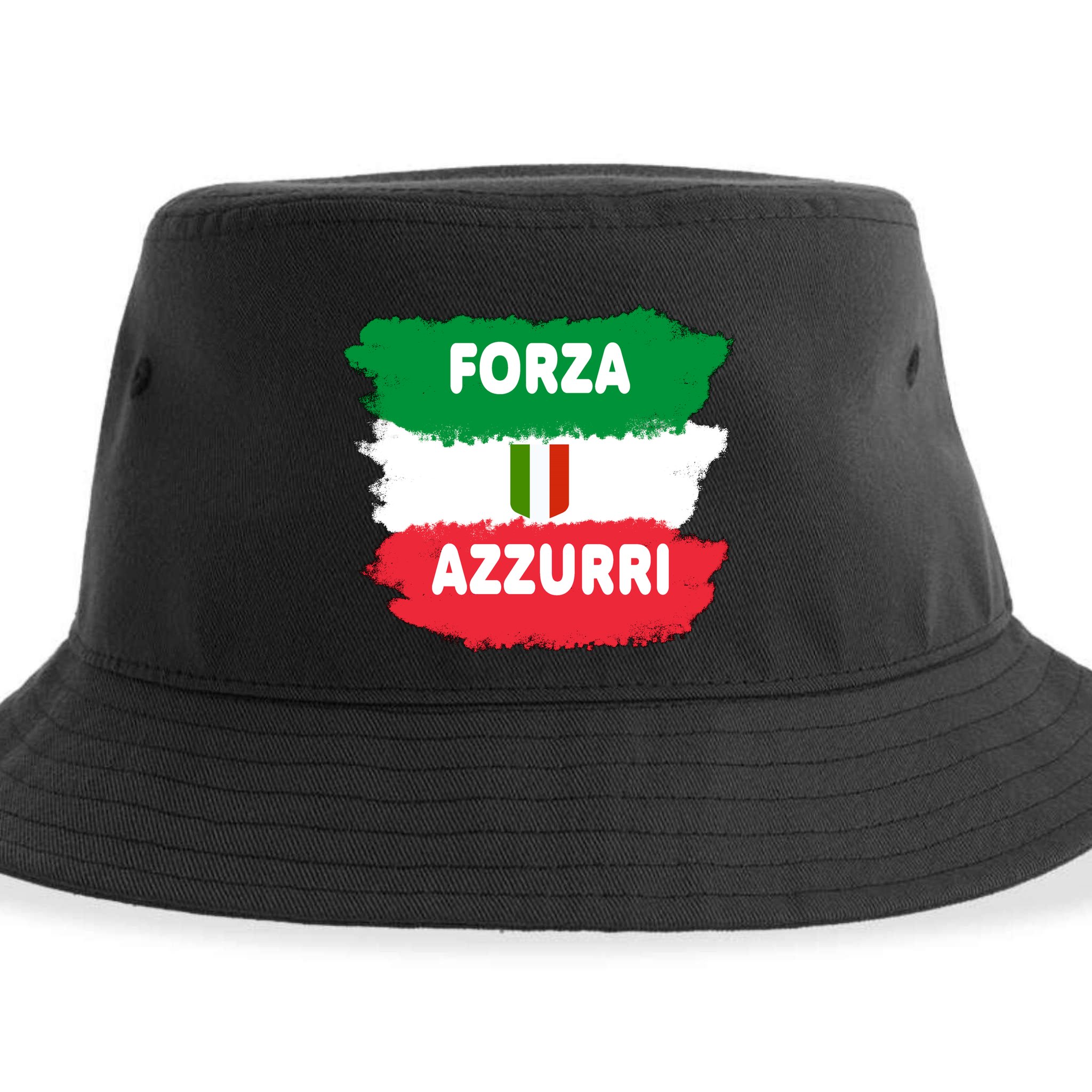 Italy Soccer Football Azzurri Forza Italia Sustainable Bucket Hat